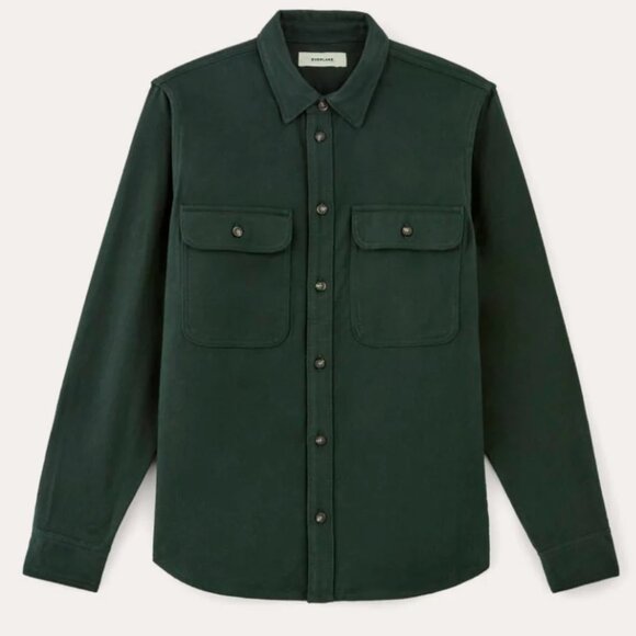 Everlane Other - NWT Everlane Heavyweight Overshirt Scarab Green XS